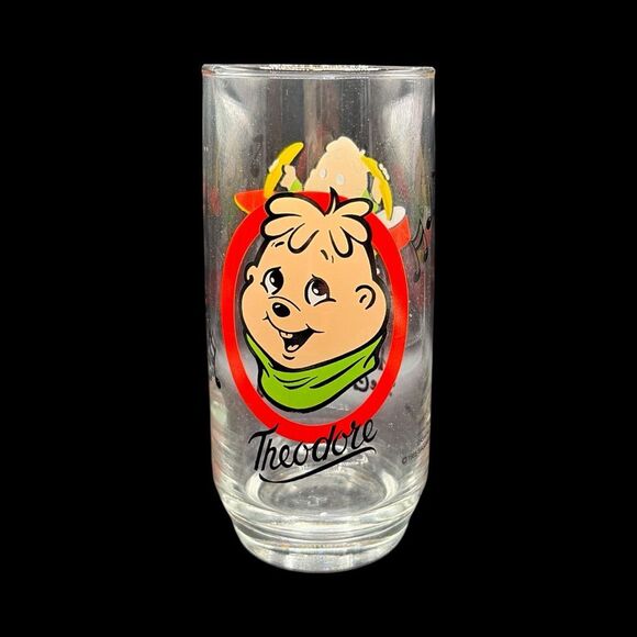 Vintage Alvin & The Chipmunks & Chipettes Drinking Glasses Set of 4 - 1980s - Picture 7 of 10